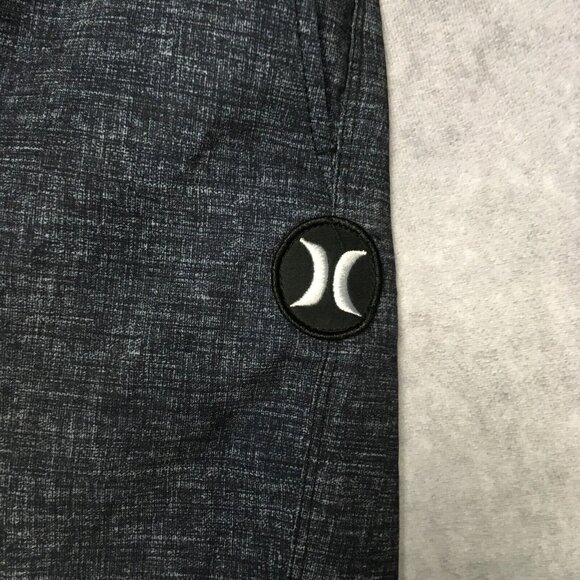 Hurley Men Swim Trunks Shorts size Large Blue Gray Elastic Waist - Lot of 2 Pair - Picture 8 of 16